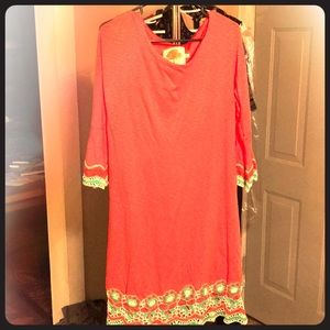 Missy Roberson dress . More samon colored